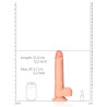 Real Rock Ultra Skin Gode réaliste Straight Up RealRock 23 x 5.7cm